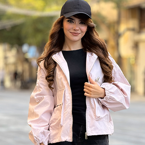 بارانی کلاهدار وارداتی تک زیپ